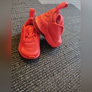 Nike Kids Red/Coral Breathable Slip-On Sneakers